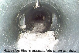 asbestos in an air duct
